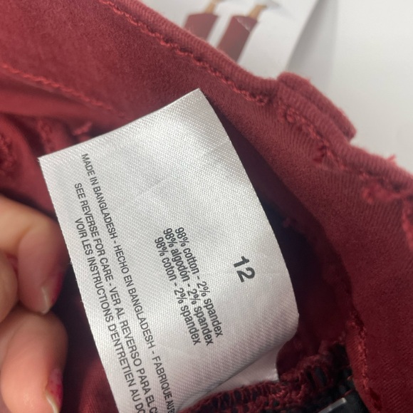 Gloria Vanderbilt Women's High Rise Jeans - Red - Picture 5 of 8